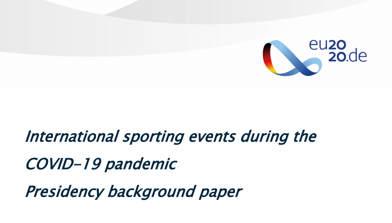 Reunião de Ministros do Desporto | Eventos Desportivos Internacionais em tempo de COVID-19