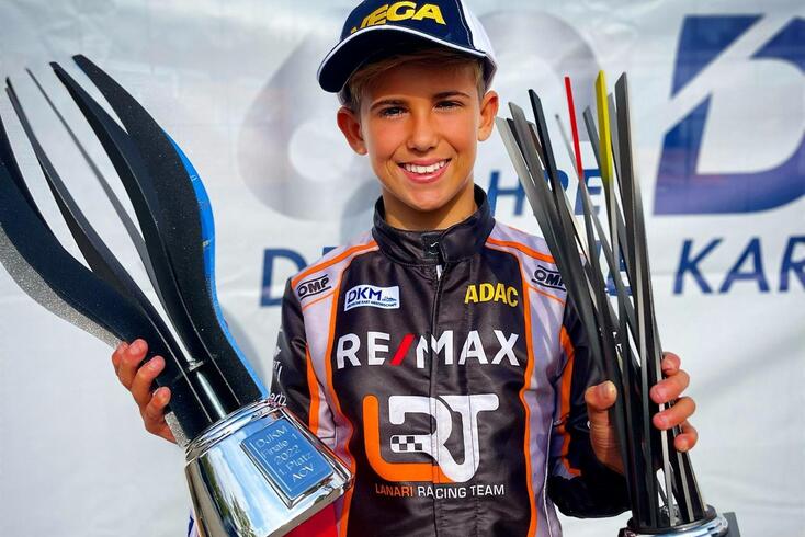 Rodrigo Seabra distinguido como melhor rookie do campeonato alemão de Karting